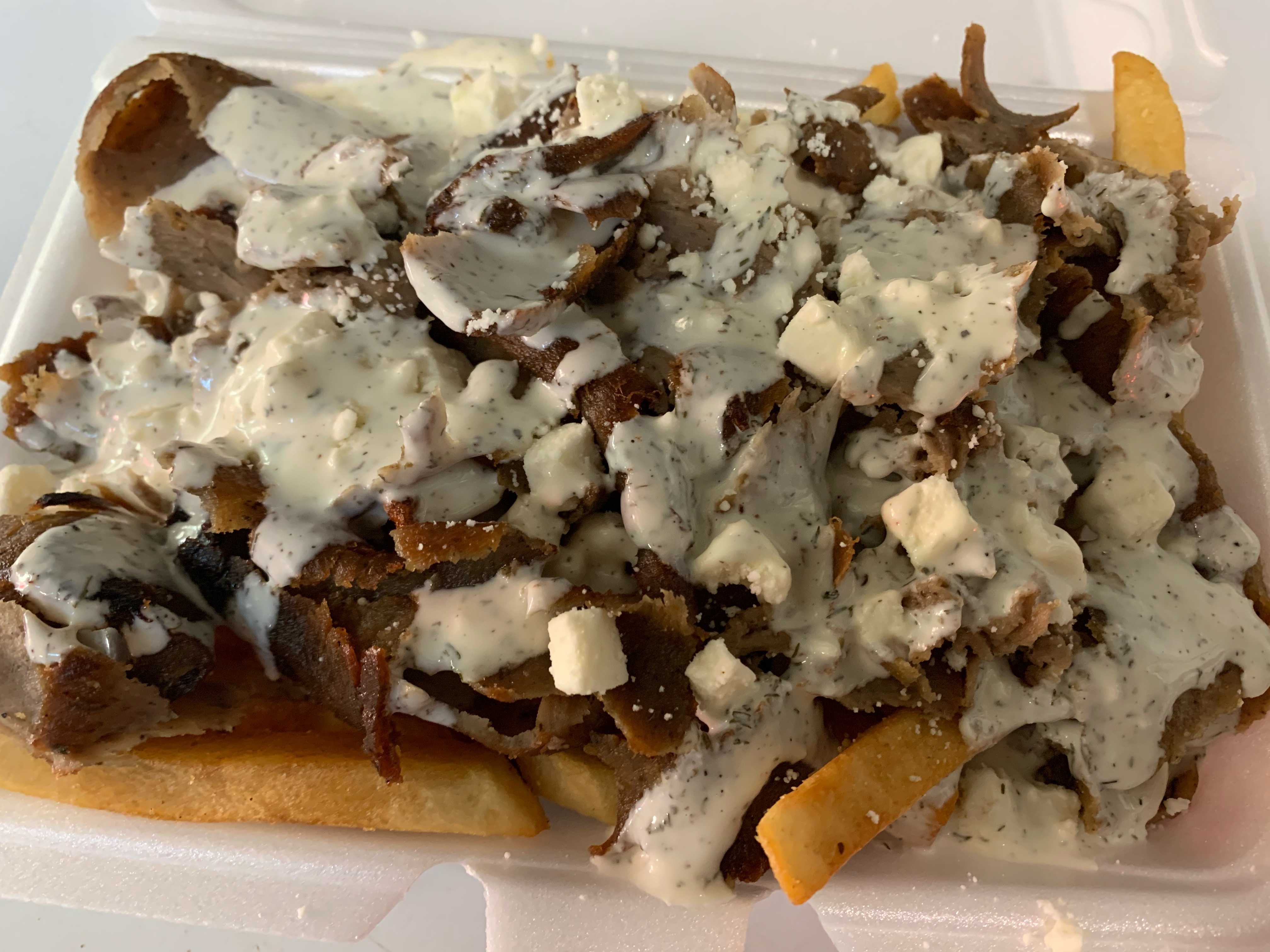 Order cheezy fries gyro  food online from Kabob Time store, Columbus on bringmethat.com