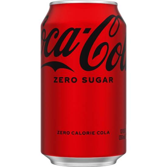 Order Coca-Cola Zero Sugar, 12 fl oz Can food online from The HoneyBaked Ham Company store, Norristown on bringmethat.com