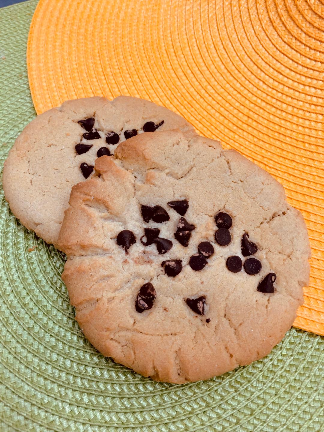 Order Peanut Butter with Chocolate Chips Cookie food online from Cookies By Gayla store, Topeka on bringmethat.com