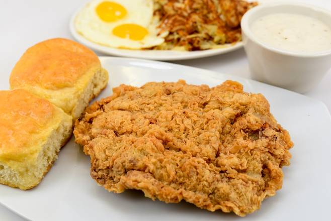 Order Chicken Fried Steak & Eggs food online from Franks Grill store, Houston on bringmethat.com
