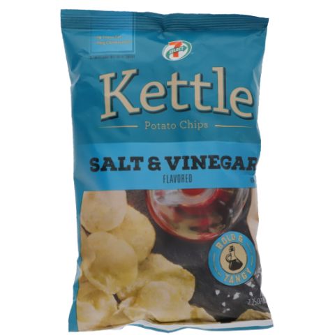 Order 7 Select Kettle Salt & Vinegar Potato Chips 2.25oz food online from 7-Eleven store, Saginaw on bringmethat.com