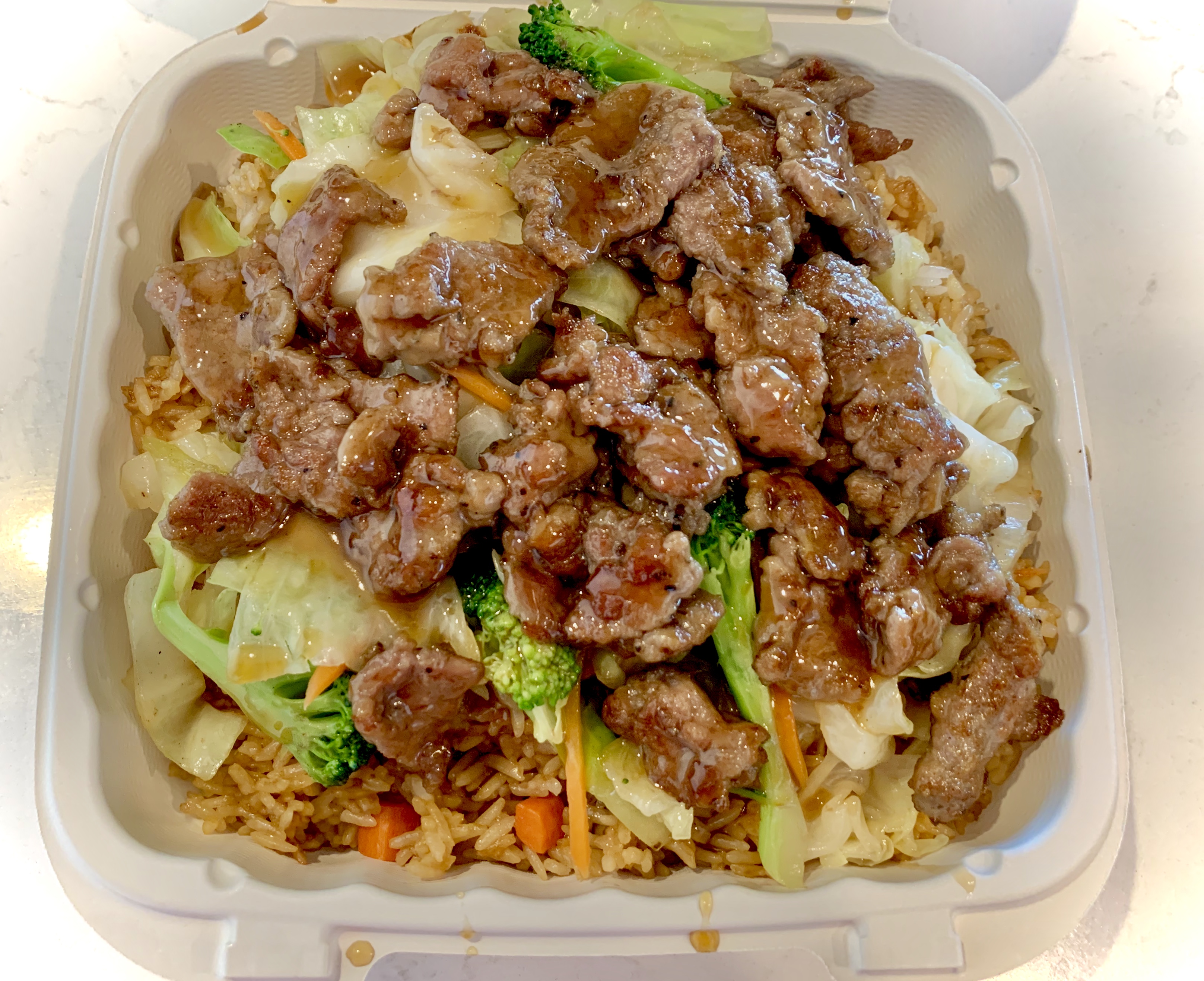 Order 2. Beef Teriyaki food online from Honoka Teriyaki Express store, Virginia Beach on bringmethat.com