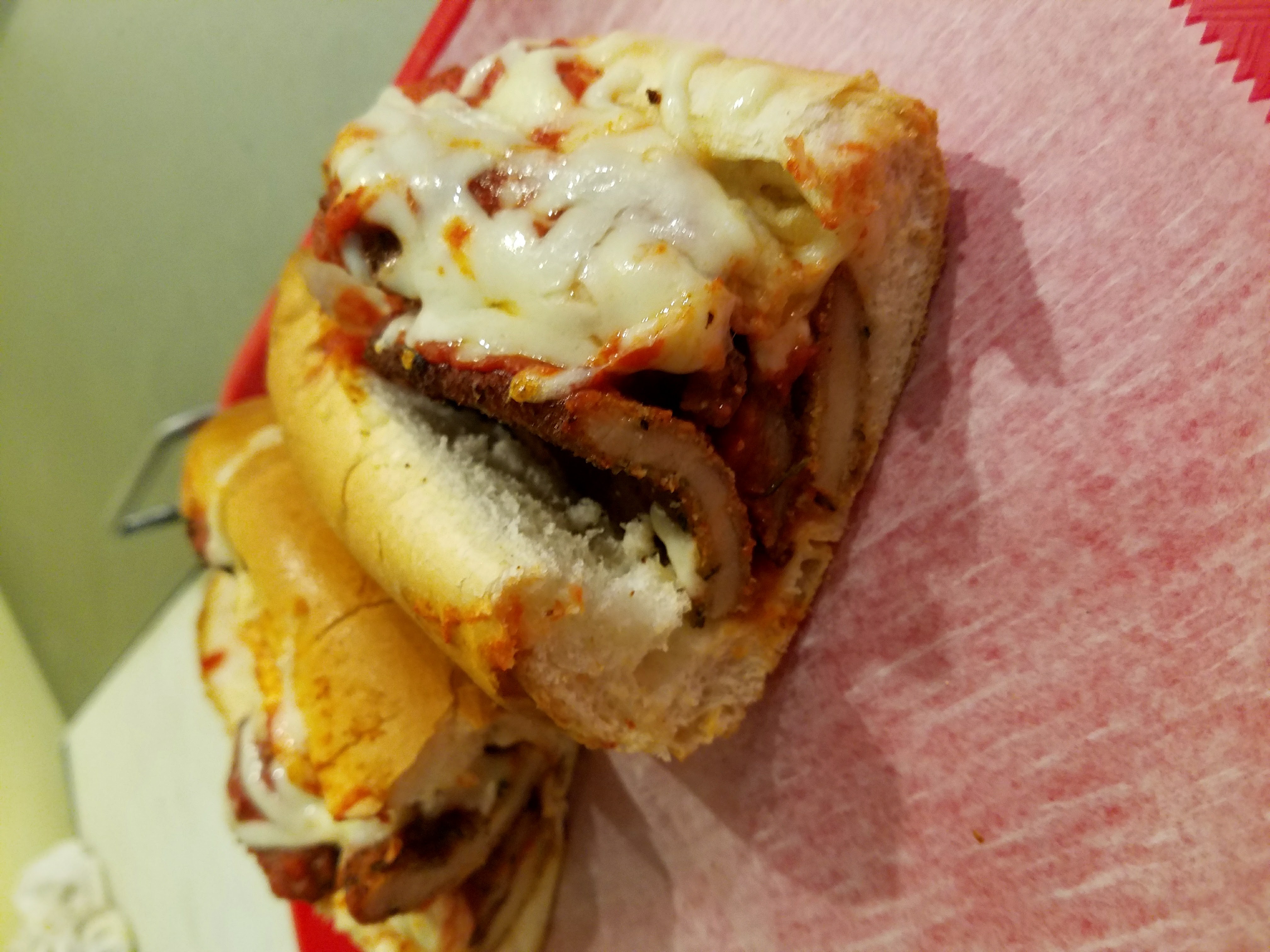 Order Homemade Chicken Parmesan Sub food online from Nino's Pizza store, Boston on bringmethat.com