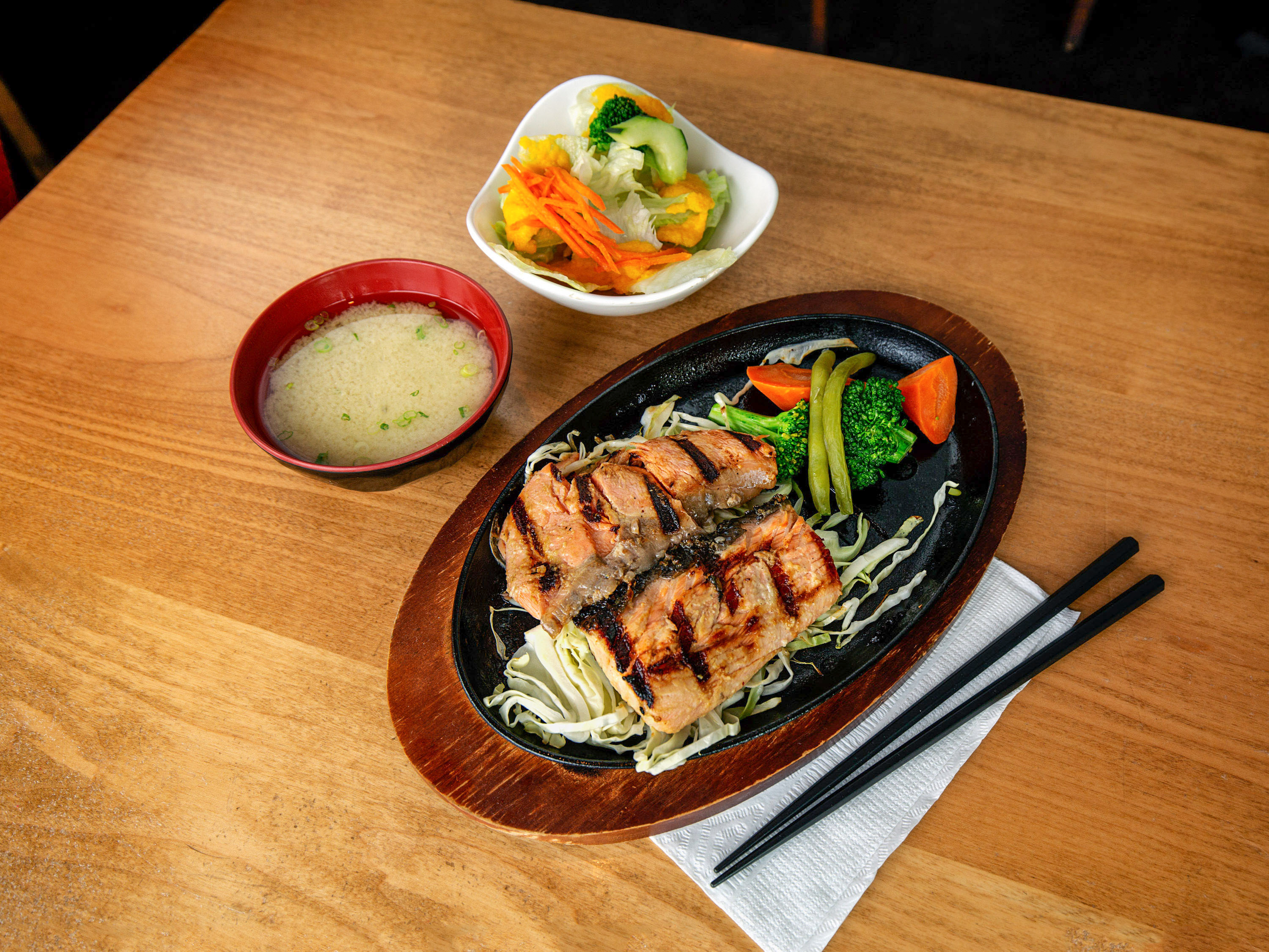 Order Miso Salmon food online from Mio Sushi store, Beaverton on bringmethat.com