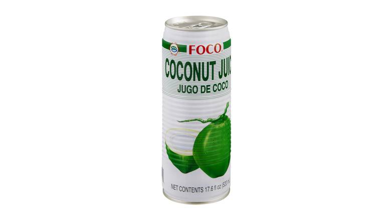 Order Foco Coconut Juice- Pack Of 24 17.6 Oz food online from Valero Food Mart store, Murrayville on bringmethat.com