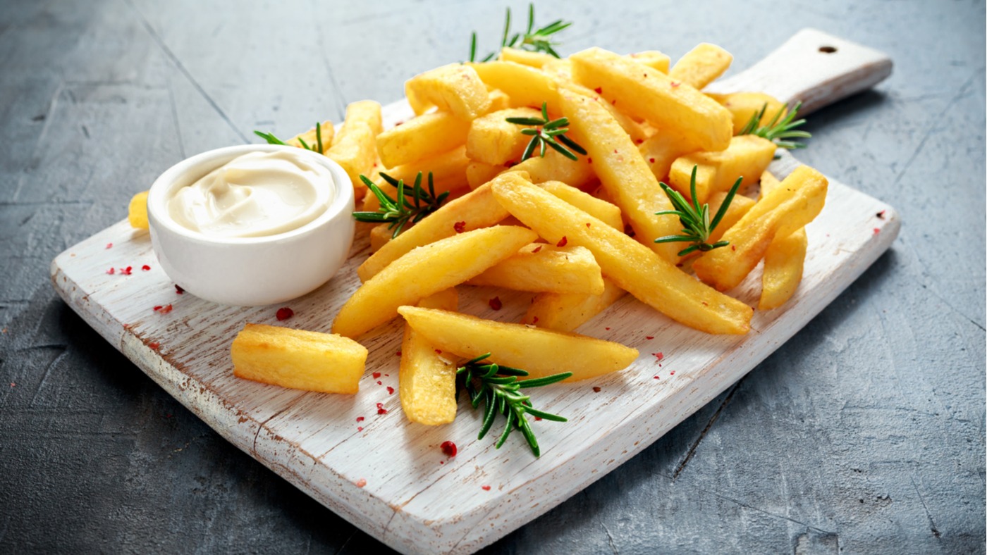 Order Seasoned French Fries food online from Mediterranean Eats store, Fremont on bringmethat.com