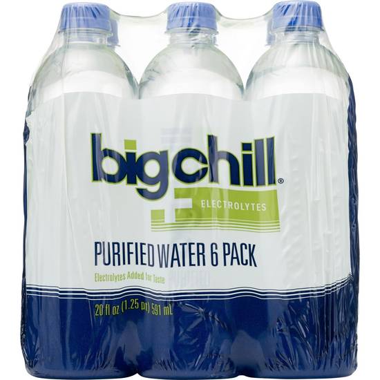 Order Big Chill Gold Emblem Purified Water, 20 OZ, 6 Pack food online from Cvs store, LAKEWOOD on bringmethat.com