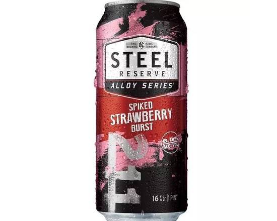 Order Steel Reserve 211 Strawberry Bust 16 fl oz. (ABV 8%)  food online from Central Liquor Market store, Los Angeles on bringmethat.com