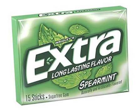 Order Extra Spearmint (15 Ct) food online from Exxonmobil store, Dallas on bringmethat.com