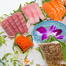 Order  Sashimi Sampler  S food online from Jin Fine Asian Cuisine store, Brookline on bringmethat.com