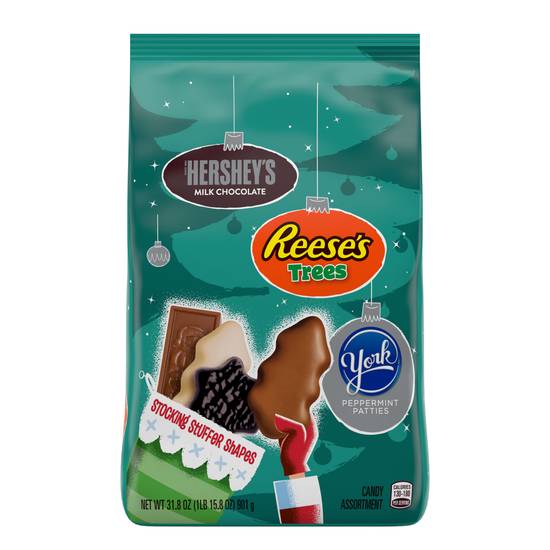 Order Hershey's Chocolates - Assorted Holiday Shapes, 31.8 oz food online from Rite Aid store, LEHIGHTON on bringmethat.com