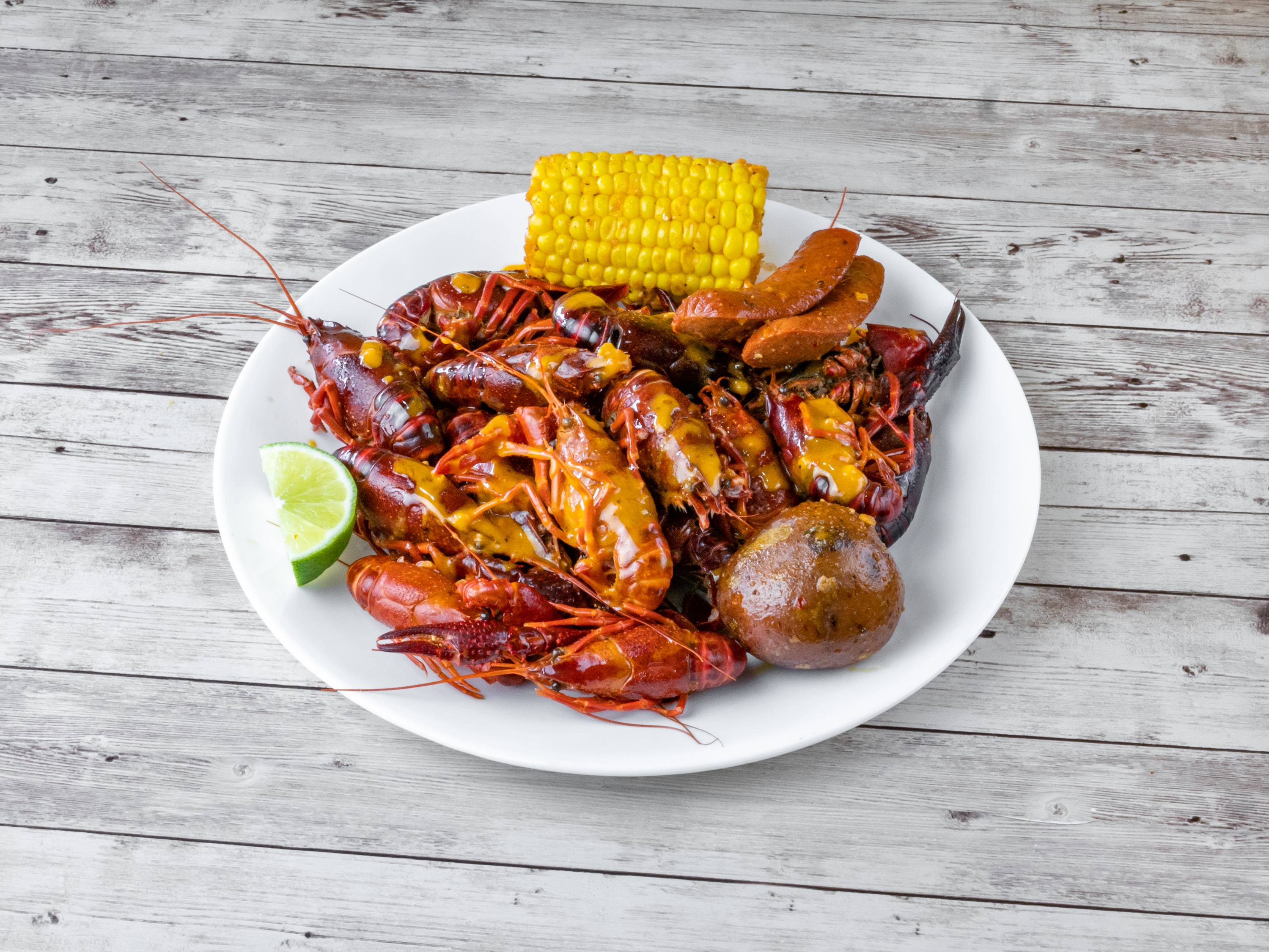 Order Crawfish pot  food online from Fish Skillet Seafood store, Houston on bringmethat.com