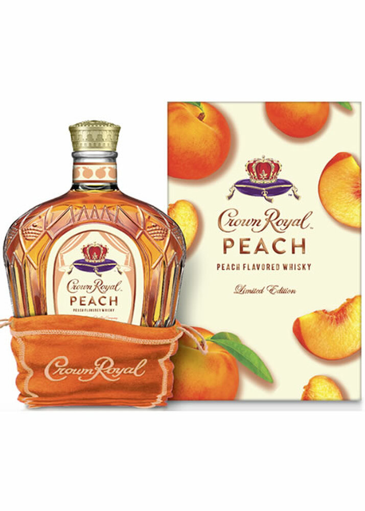 Order Crown Royal Peach 750 ml.  food online from Village Wine & Spirits store, Ventura on bringmethat.com