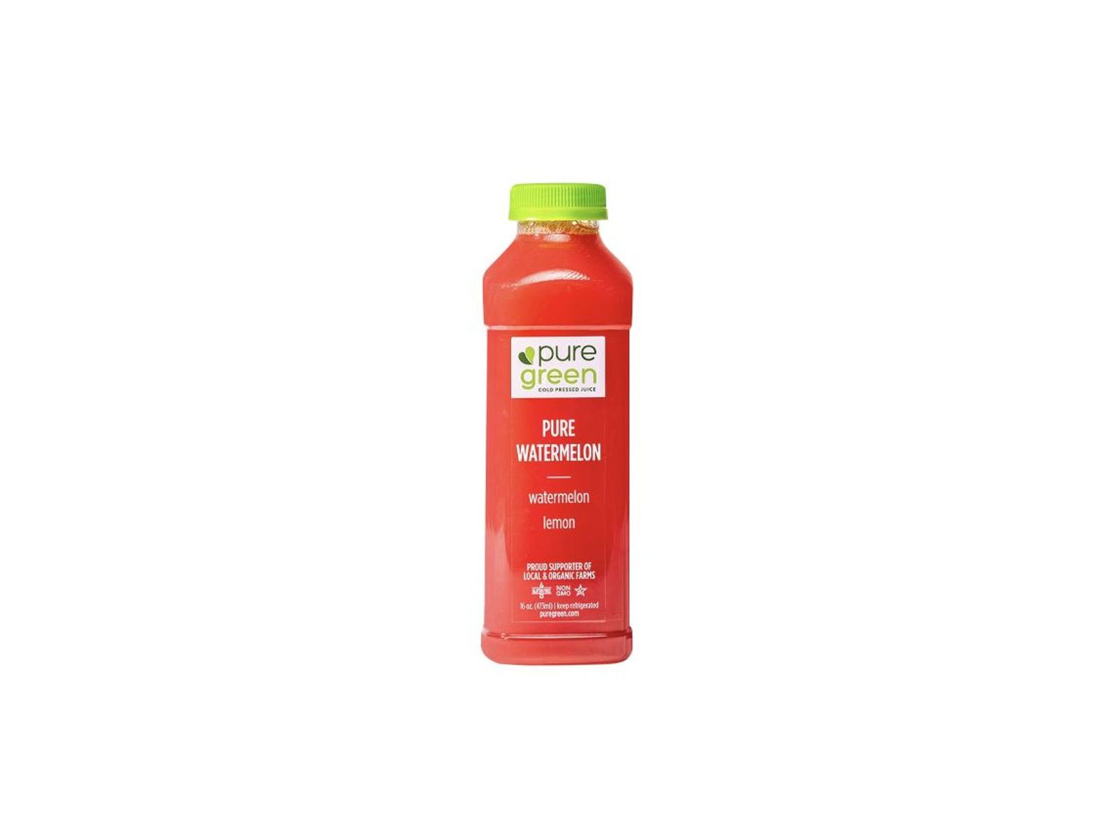 Order Pure Watermelon, Cold Pressed Juice (Hydration and Recovery) food online from Pure Green store, Brooklyn on bringmethat.com