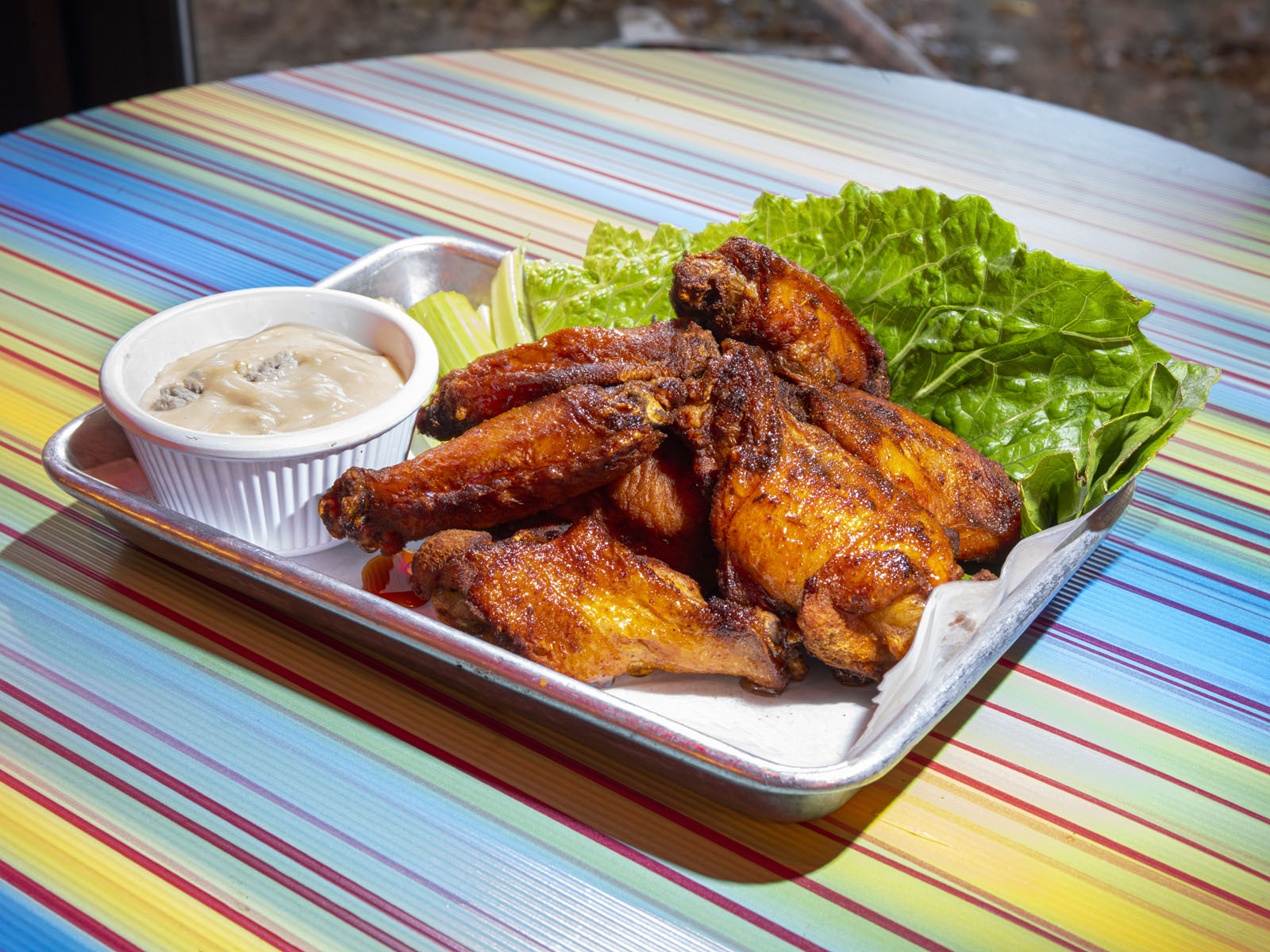 Order Cajun Chicken Wings food online from Sexy Taco/Dirty Cash store, New York on bringmethat.com