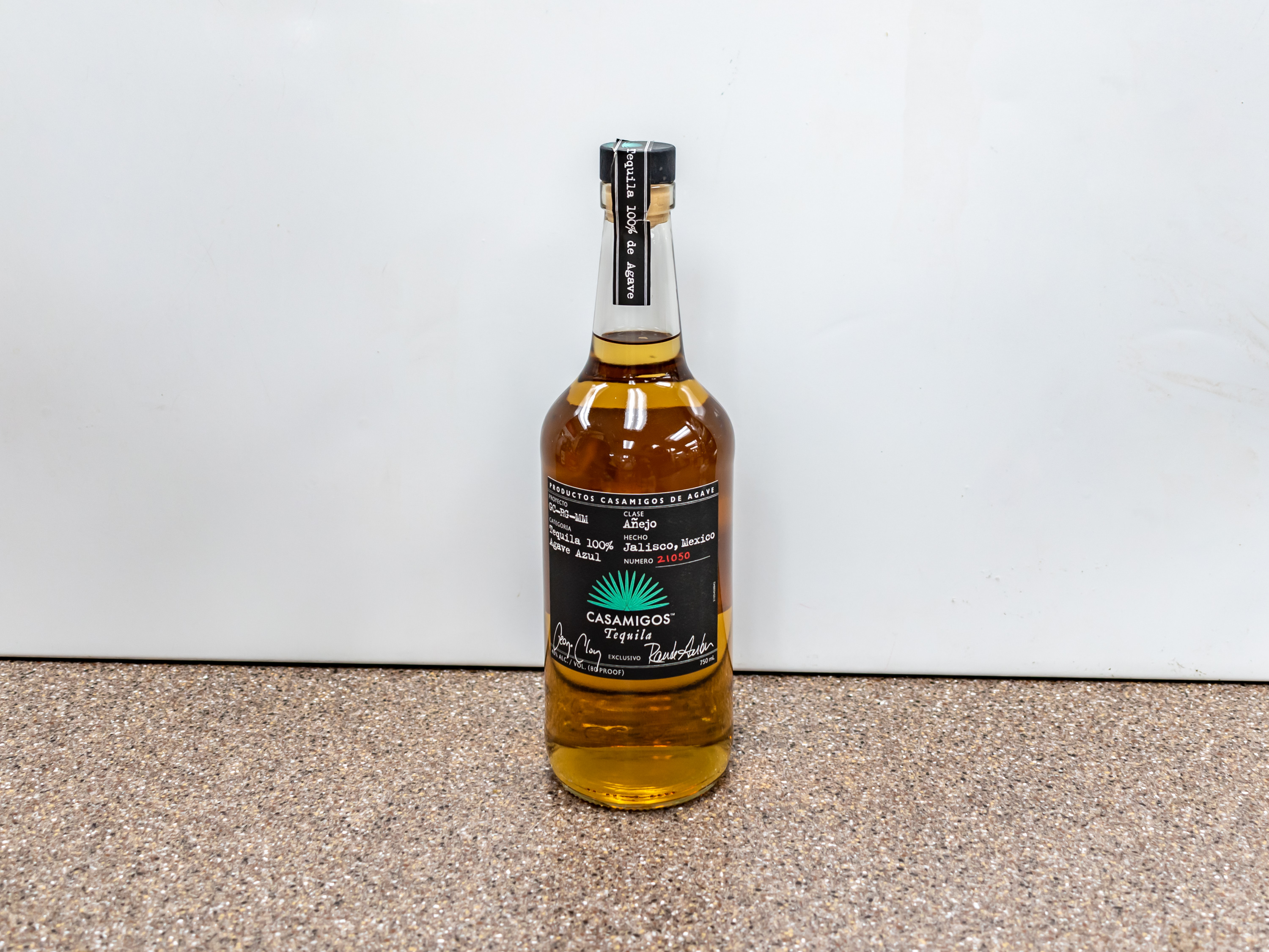 Order Casamigos Anejo Tequila, 750 ml food online from Kangaroo Food Mart store, Cathedral City on bringmethat.com