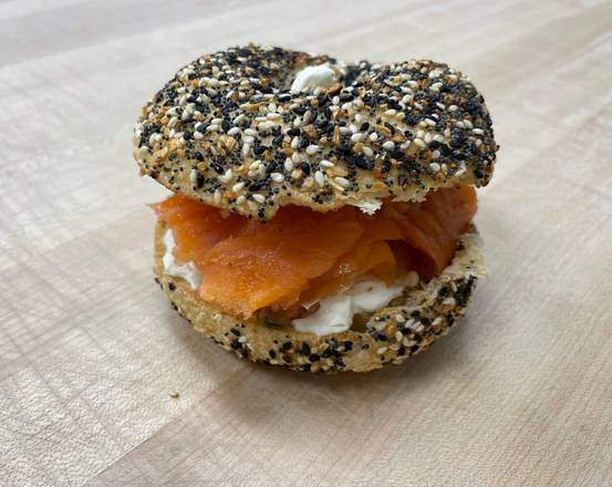 Order The Chairman food online from Fuhgedaboudit Bagel Company store, The Woodlands on bringmethat.com