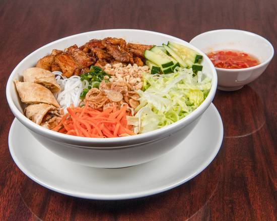 Order Grilled Pork Vermicelli (Bun Thit Nuong Cha Gio) food online from Vn Pho store, Hartford on bringmethat.com