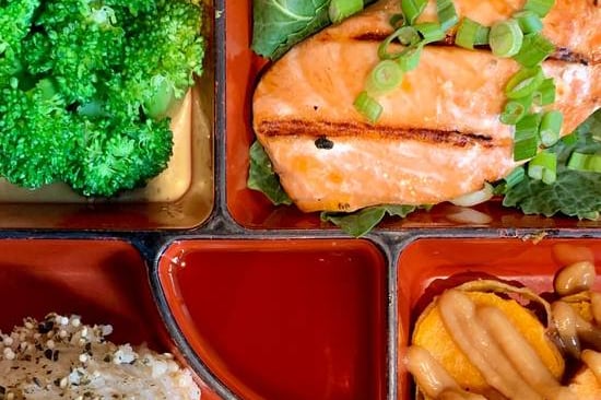 Order Salmon Bento food online from Teaism store, Washington on bringmethat.com