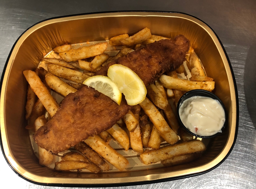 Order Fish&Chips (1/2) food online from Barley Creek Brewing Company store, Tannersville on bringmethat.com