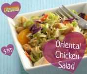 Order Oriental Chicken Salad food online from Lindy Subs & Salads store, Onalaska on bringmethat.com