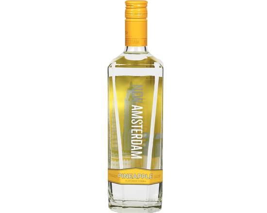 Order New Amsterdam Pineapple, 750mL bottle (40% ABV)  food online from Moby Liquor store, Los Angeles on bringmethat.com