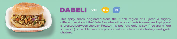 Order DABELI food online from Neehee store, Hanover Park on bringmethat.com
