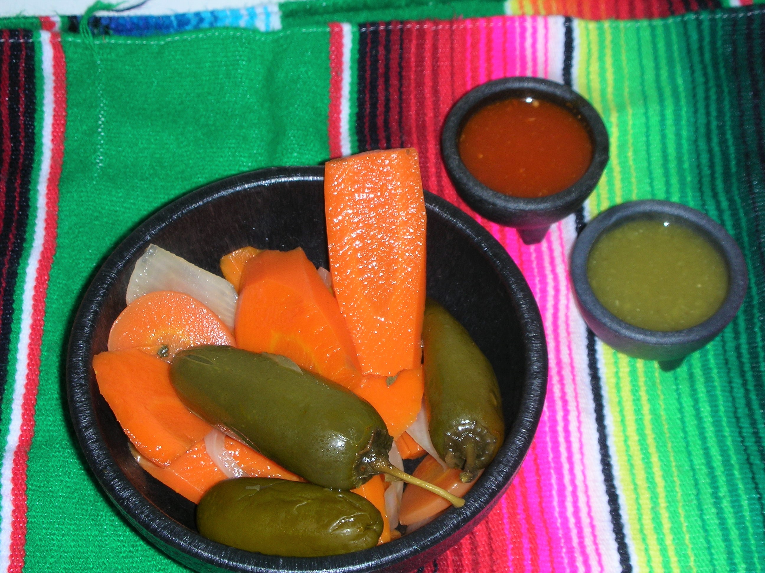 Order Side of Hot Carrots food online from El Compadre Taco Shop store, El Cajon on bringmethat.com