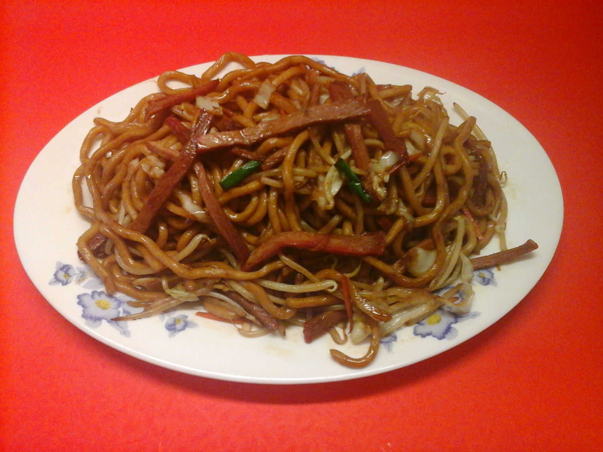 Order BBQ Pork Chow Mein food online from New Bamboo Kitchen store, Alameda on bringmethat.com