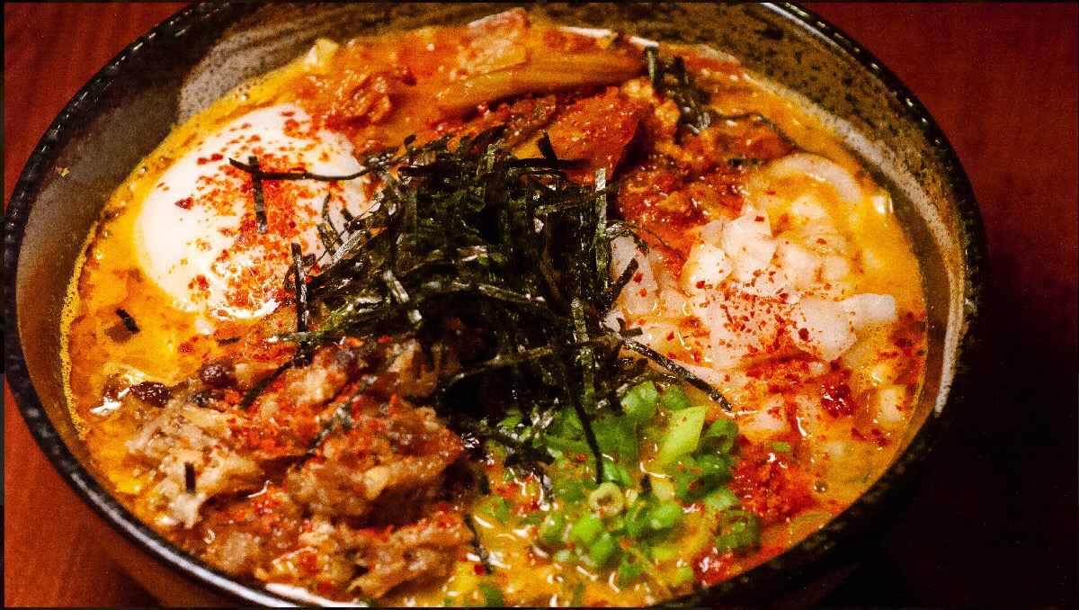 Order Kimchi Ramen food online from Zutto Japanese American Pub store, New York on bringmethat.com
