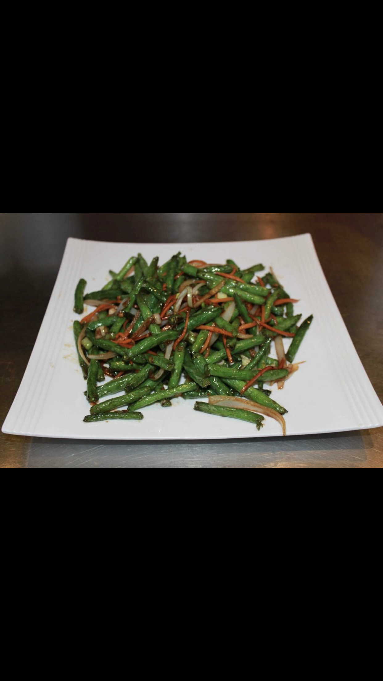 Order 25. Dry Sauteed String Beans food online from Jade China store, Riverside on bringmethat.com