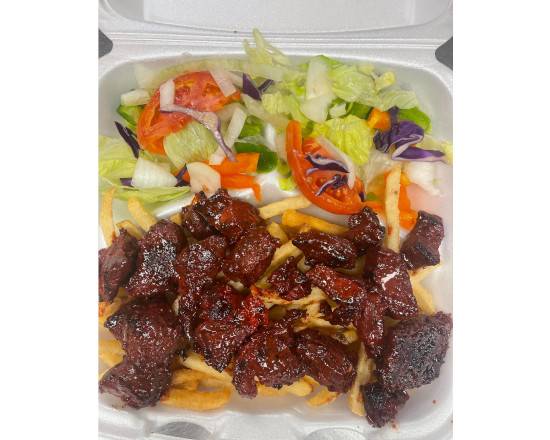 Order Steak Tip Over Salad food online from Kennedy Fried Chicken store, Monticello on bringmethat.com