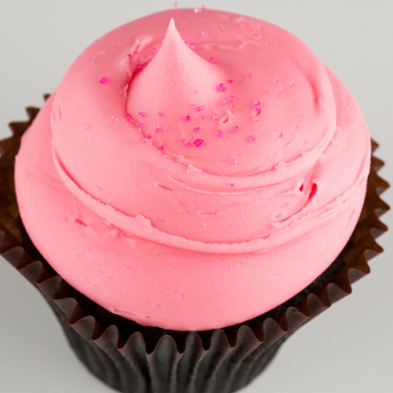 Order Pink Chocolate Cupcake food online from Smallcakes Cupcakery store, Atlanta on bringmethat.com