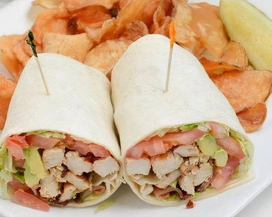 Order Chicken BLT ＆ Avocado Wrap food online from Appetites On Main store, West Whiteland on bringmethat.com
