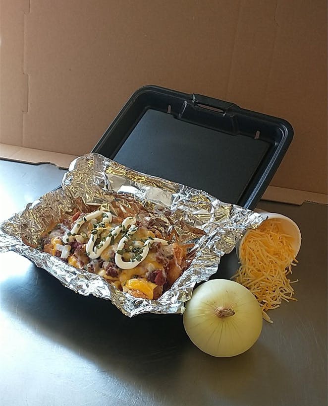 Order Pulled Pork Tots - Appetizer food online from Big D Pizza store, Clyde on bringmethat.com