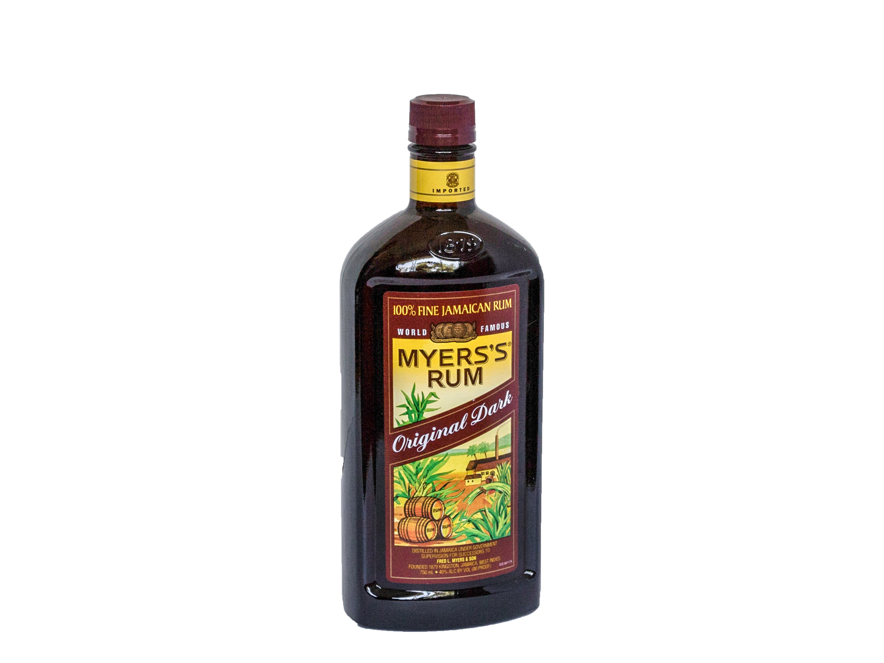 Order Myers's Original Dark, 750mL Rum food online from Sandpiper Liquors store, Summerland on bringmethat.com