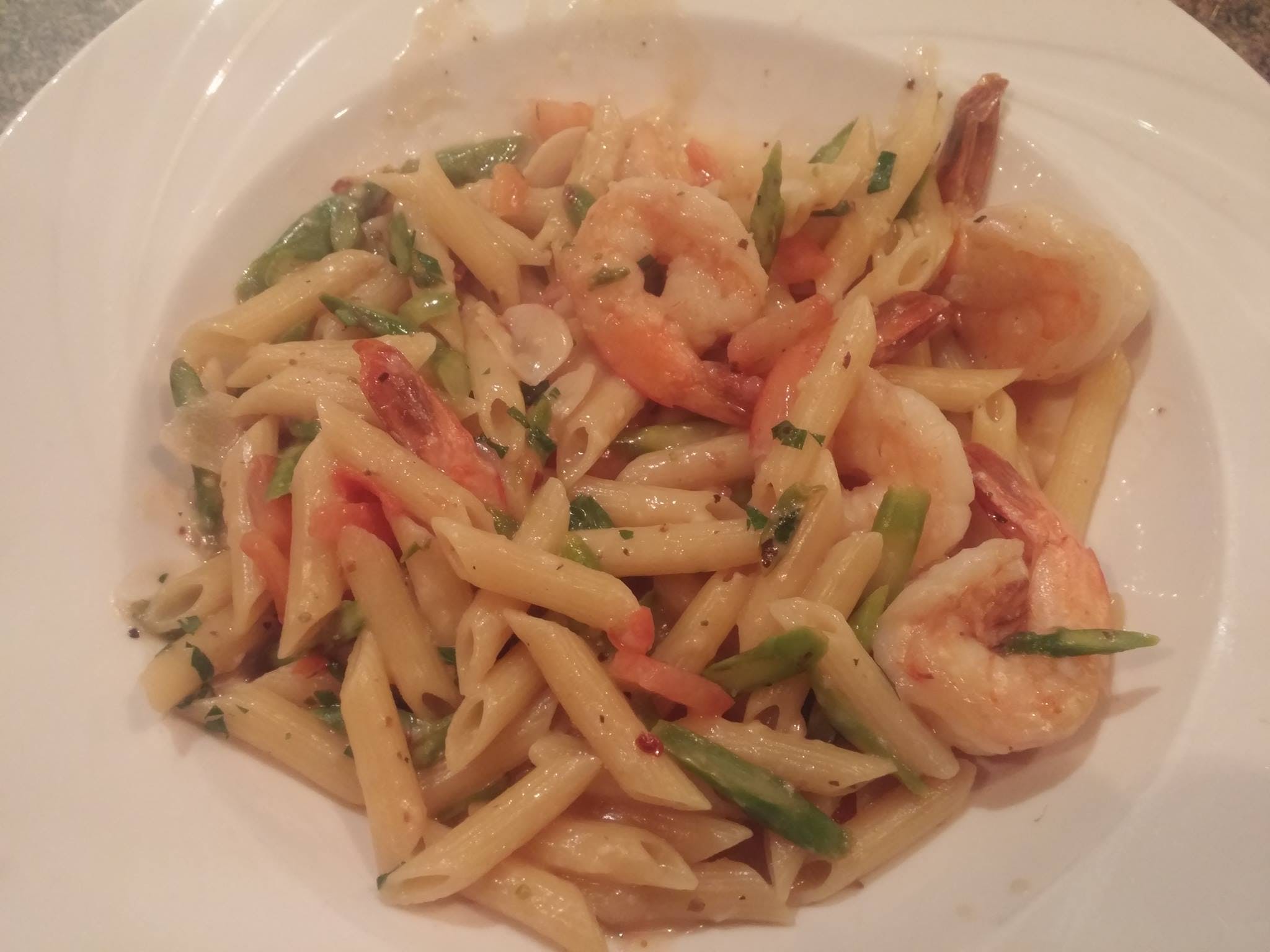 Order Shrimp Scampi - Seafood food online from Lombardi Trattoria store, Redding on bringmethat.com