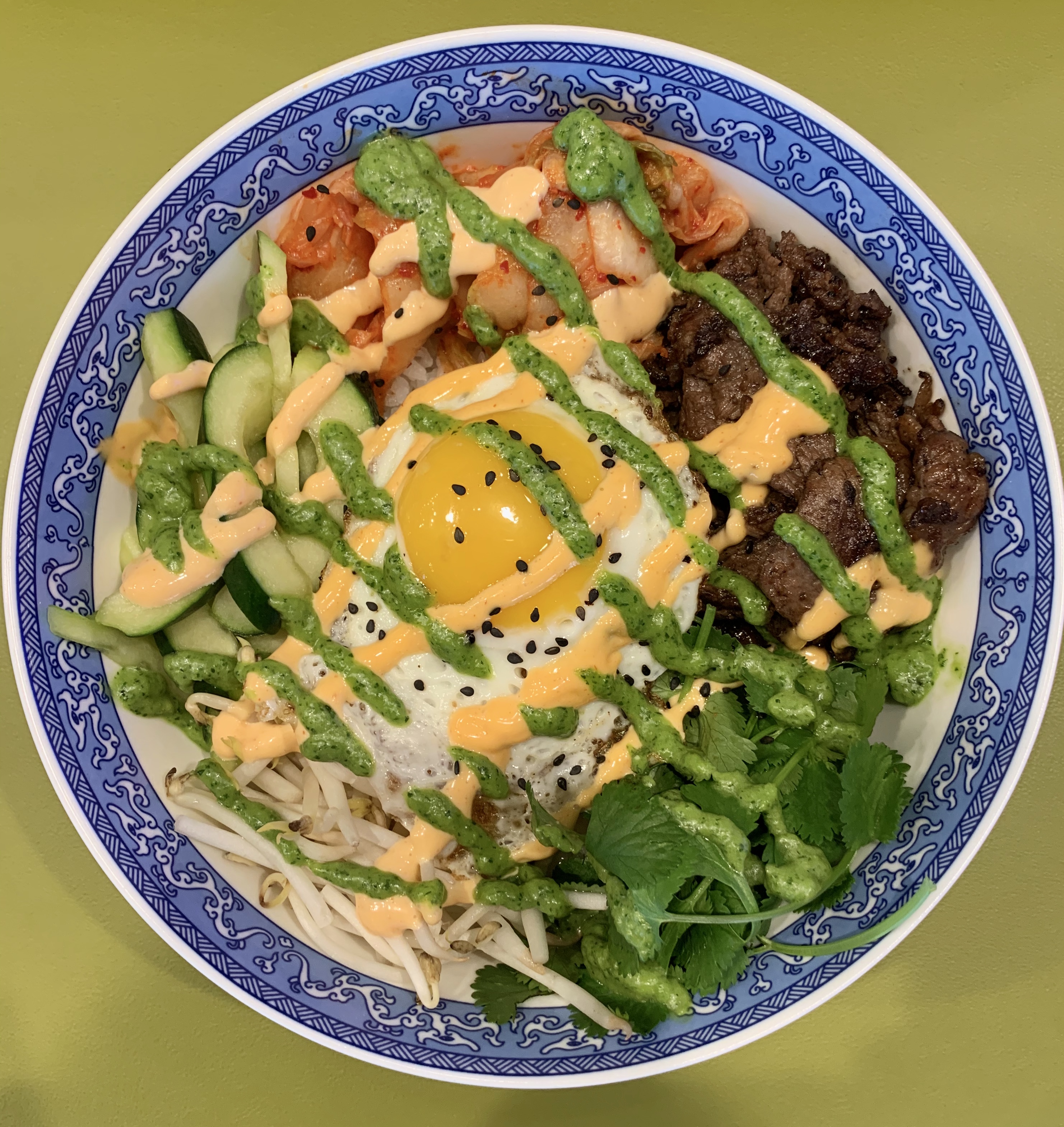 Order Riviere Rice Bowl (1 protein) food online from Riviere Modern Banh Mi store, Oklahoma City on bringmethat.com