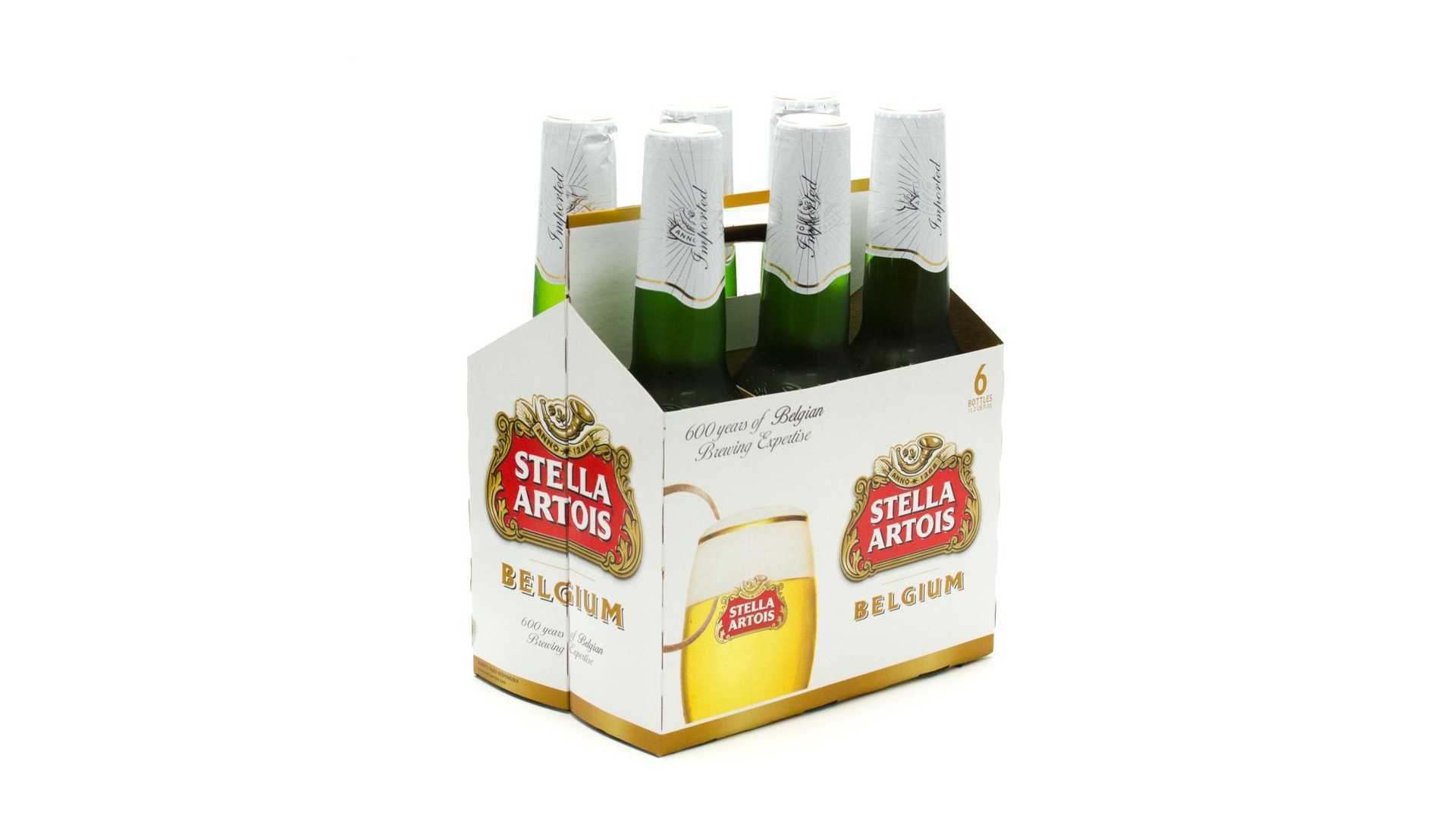 Order Stella Artois 6-Pack Bottles food online from Chevron Extramile store, Castro Valley on bringmethat.com