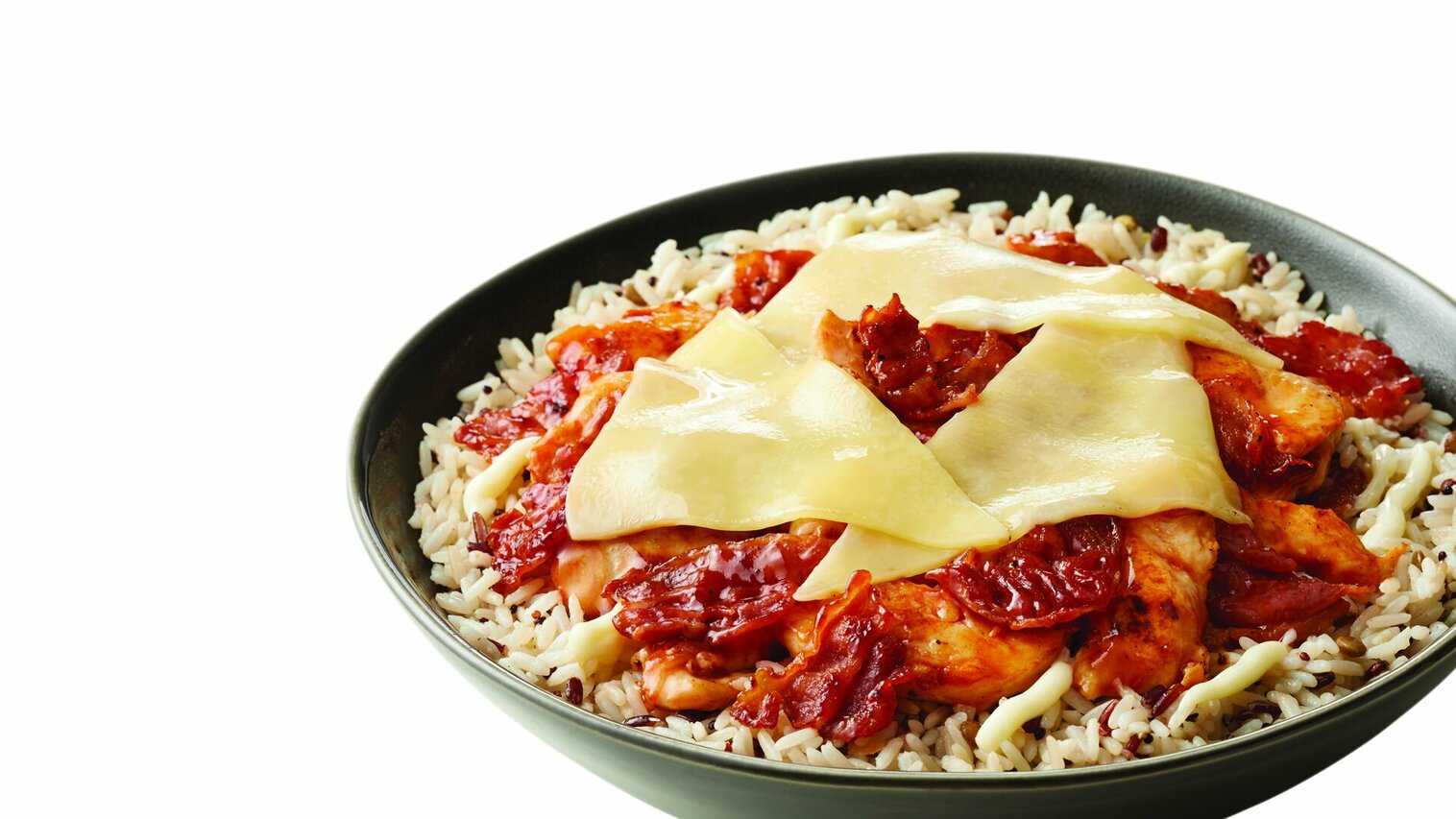 Order BBQ Rice & Grain Bowl (Grilled Chicken) food online from Dangelo store, Raynham on bringmethat.com