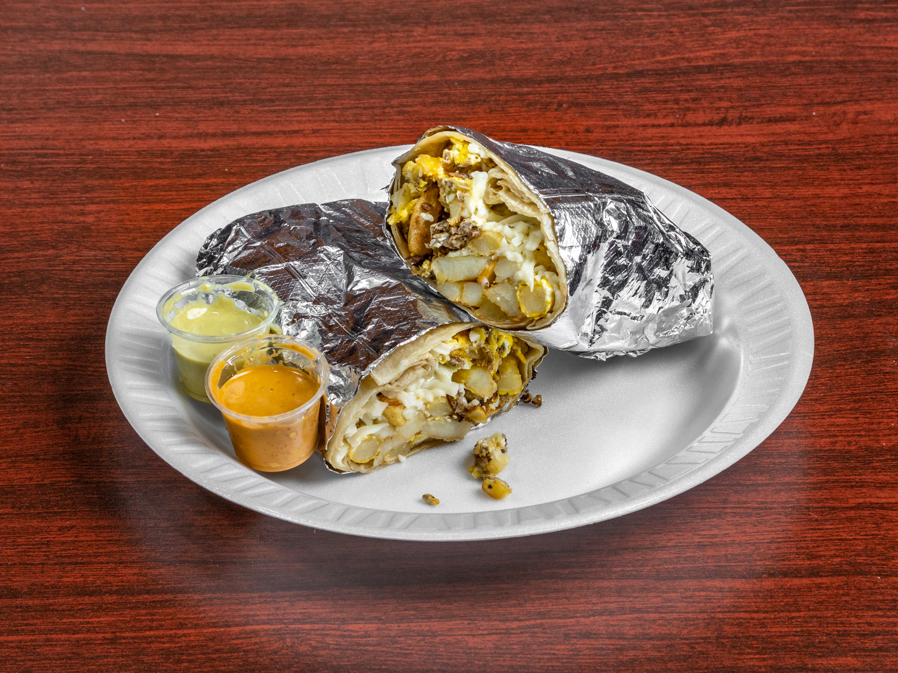 Order Fried Burrito food online from Exxon Taqueria & Grill store, Balch Springs on bringmethat.com