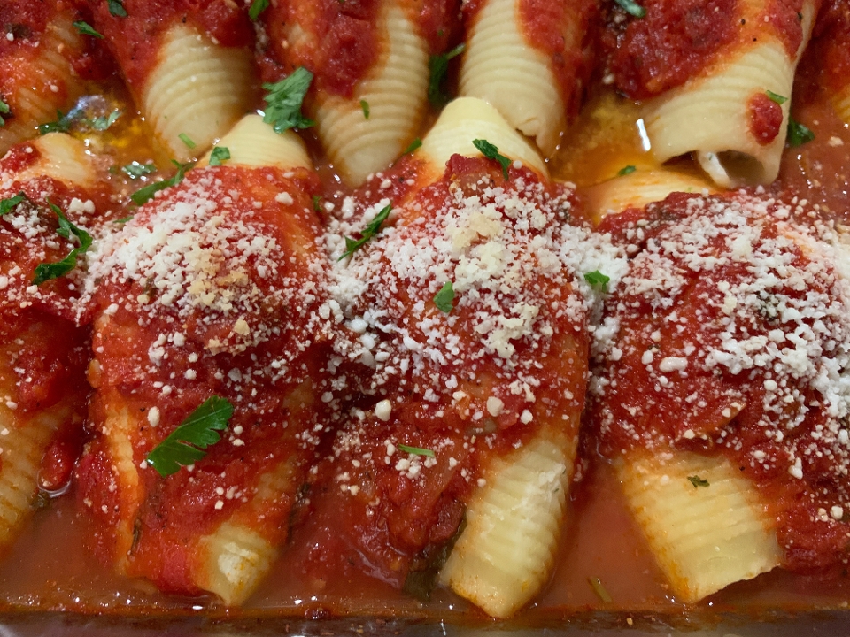 Order Stuffed Shells food online from East Coast Catering & Cafe store, Bayonne on bringmethat.com
