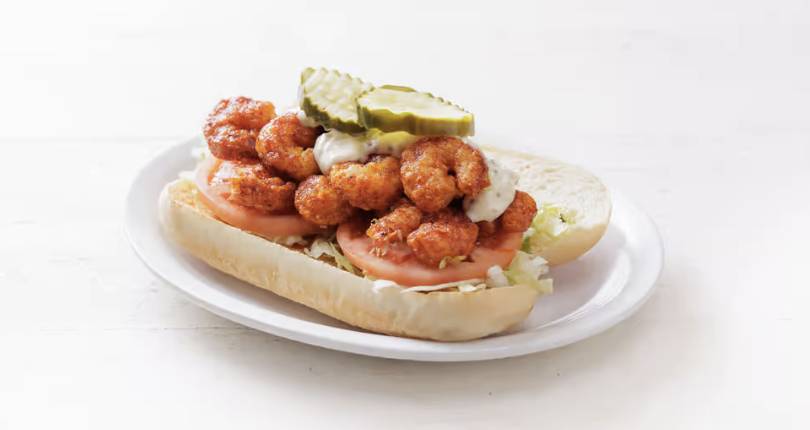 Order Nashville Shrimp Po Boy food online from Gator's Dockside store, St. Cloud on bringmethat.com