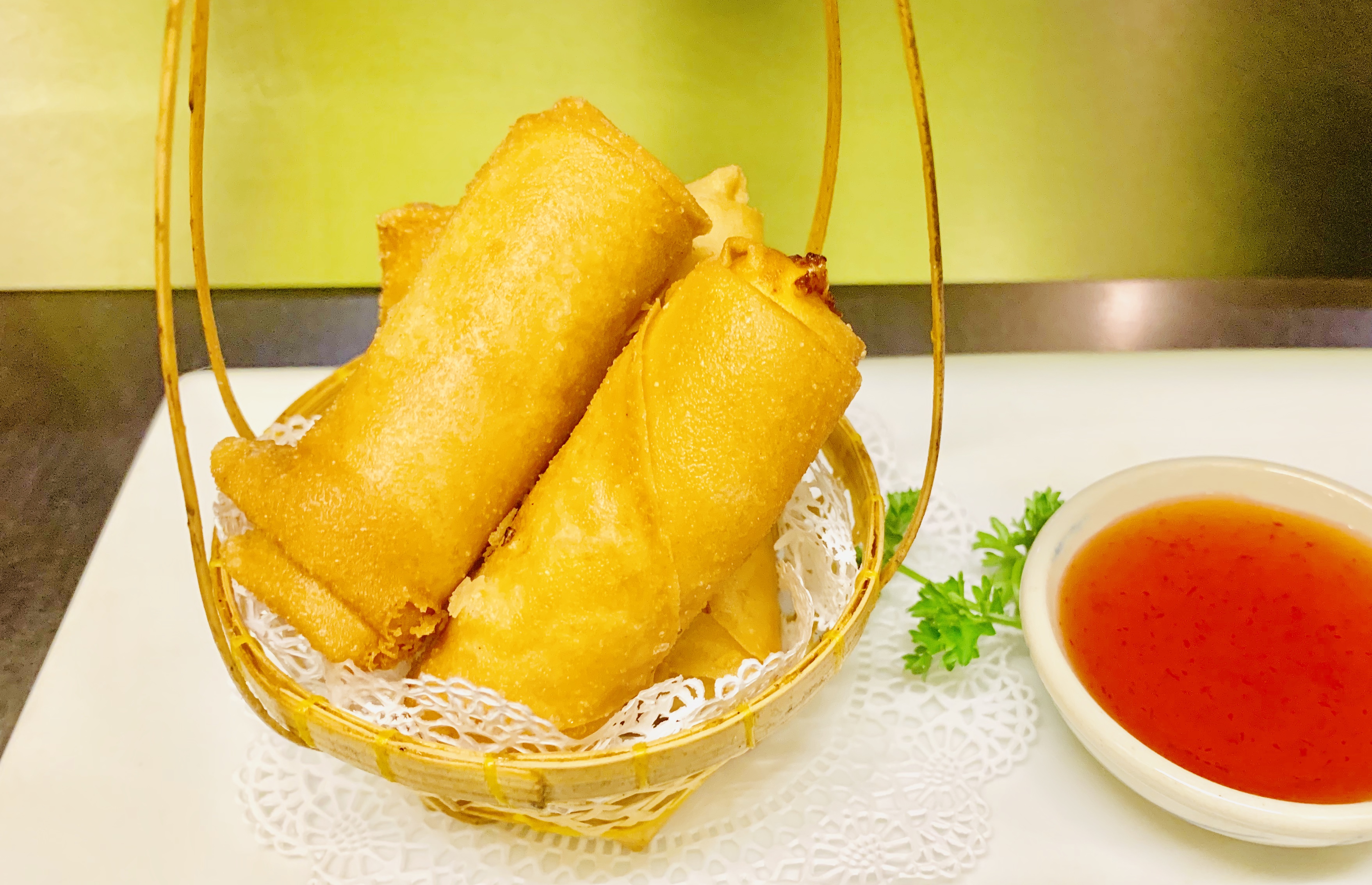 Order 8. Crispy Crab Rolls food online from Kao Thai store, Silver Spring on bringmethat.com