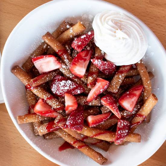 Order Strawberry Shortcake Funnel Fries food online from Wings And Rings store, Milford on bringmethat.com