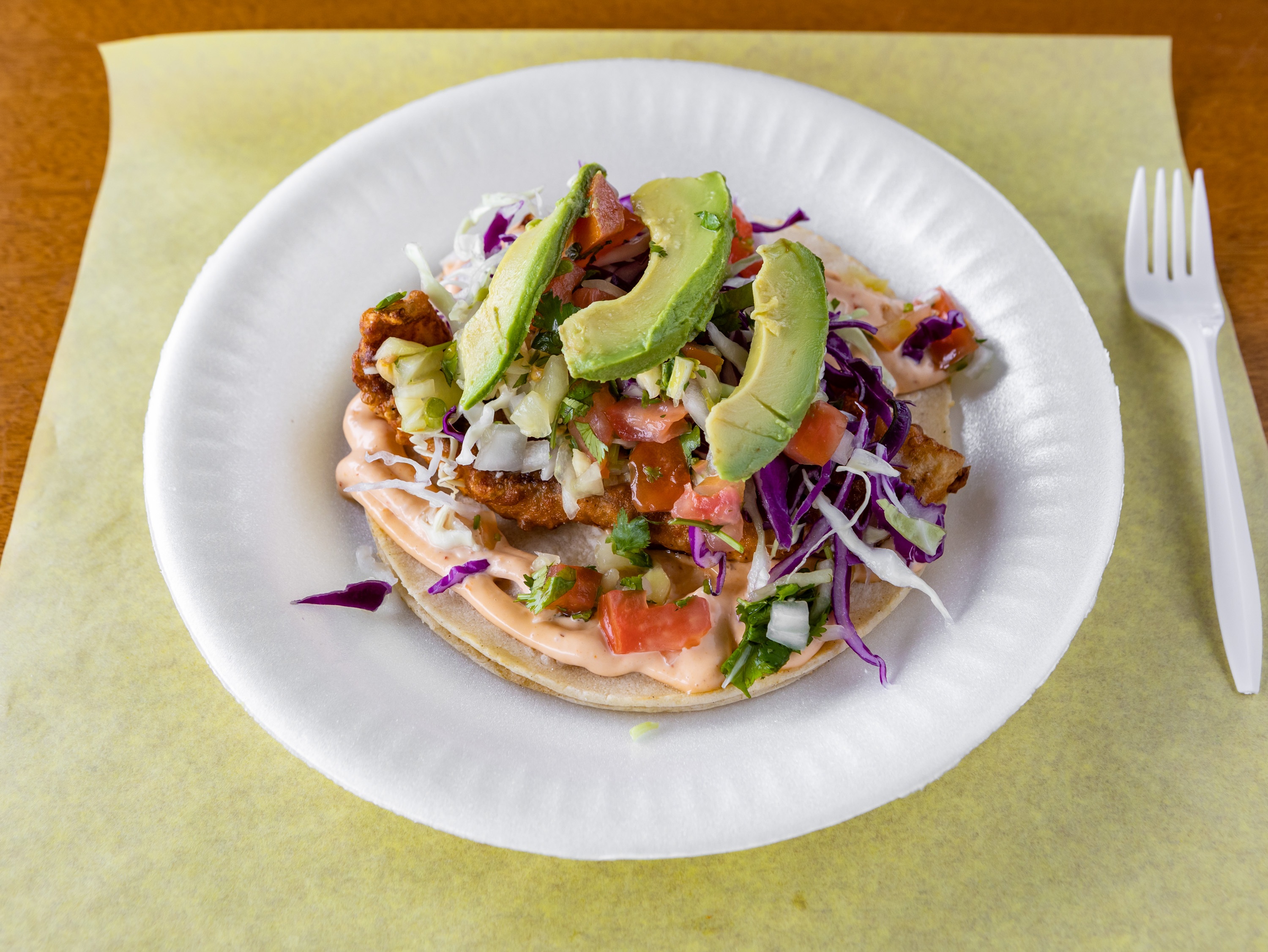 Order Taco Plate Soft Corn Tortilla with Drink food online from Pepe's Tacos store, Las Vegas on bringmethat.com