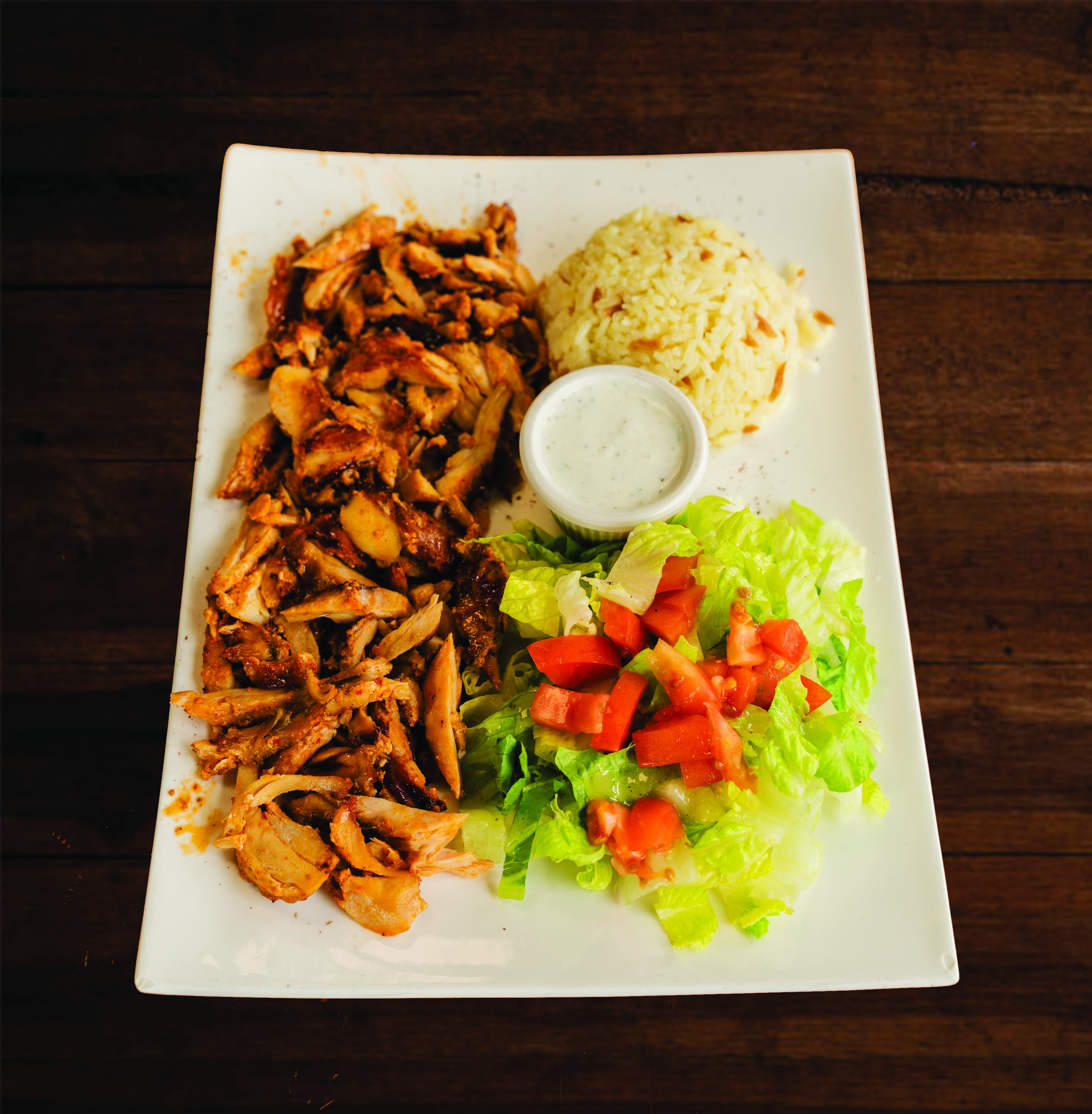 Order Chicken Gyros Plate food online from City Kebab & Gyros store, Daly City on bringmethat.com