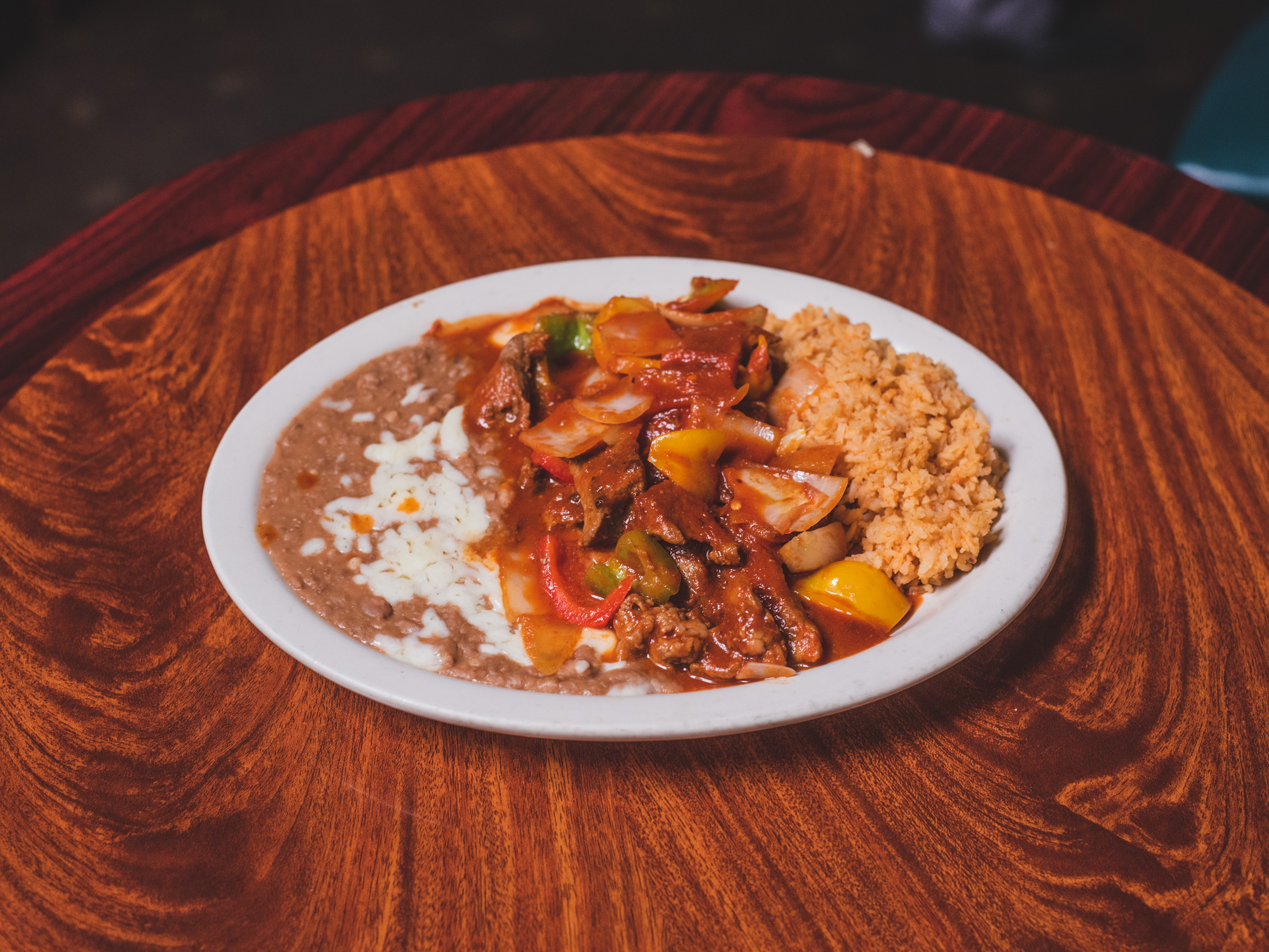Order Steak Picado Dinner food online from Rudy Mexican Restaurant store, Monrovia on bringmethat.com