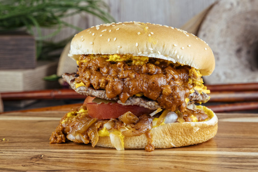 Order Tom's World Famous Chili Cheeseburger food online from Toms #1 store, Los Angeles on bringmethat.com