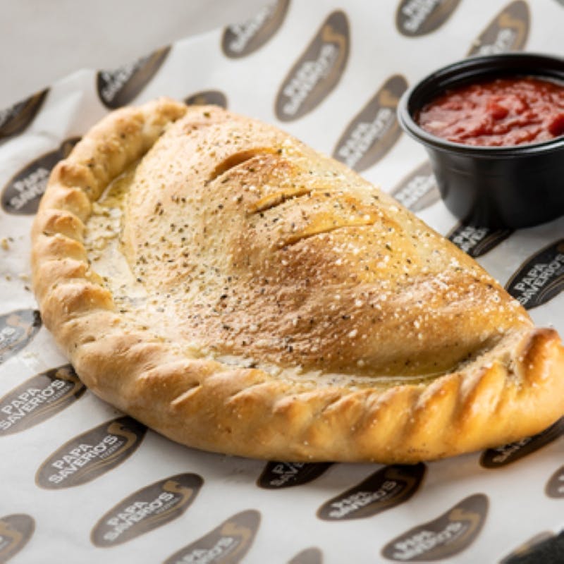 Order Cheese Calzone - Calzone food online from Papa Saverio's Pizza store, Geneva on bringmethat.com